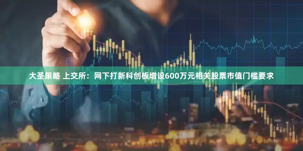 大圣策略 上交所：网下打新科创板增设600万元相关股票市值门槛要求