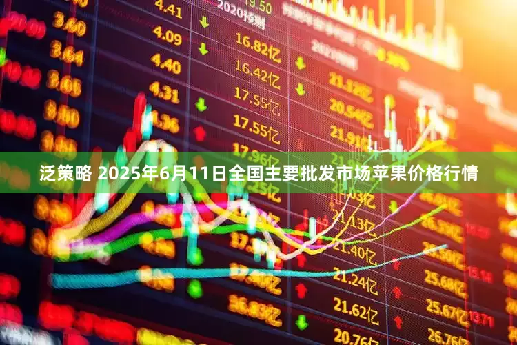 泛策略 2025年6月11日全国主要批发市场苹果价格行情